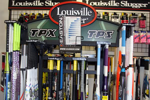 Easton and Louisville Slugger at Sports World